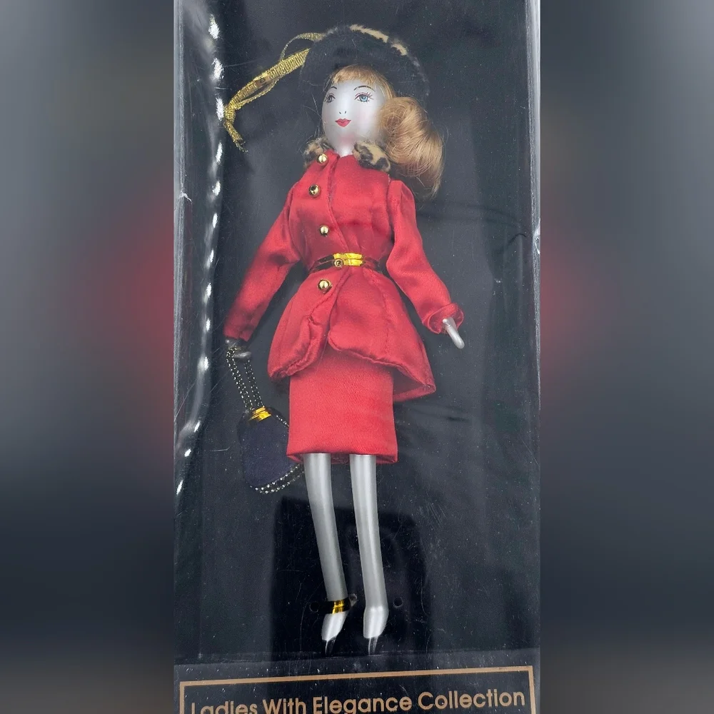 Ladies With Elegance Collection Glass Ornament